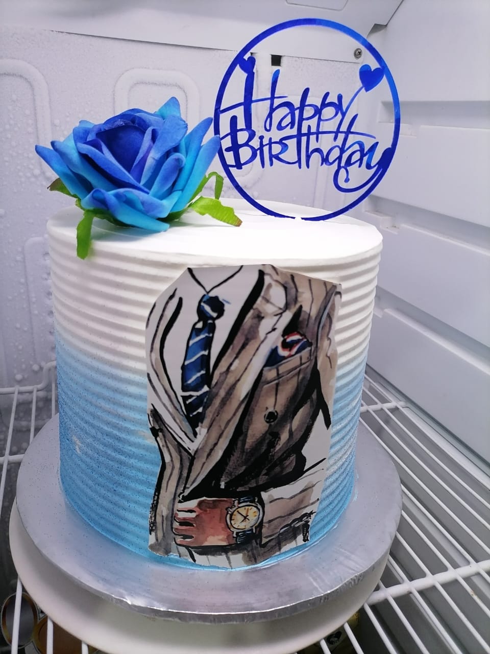 Bolo Executivo Blue Elegance